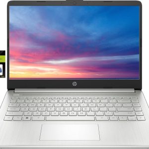 HP 14-Inch Stream Laptop computer – Extremely-Light-weight for College students and Professionals, That includes Quad-Core Intel Celeron Processor, 8GB RAM, 256GB Storage (128GB eMMC + 128GB SD Card), 1…