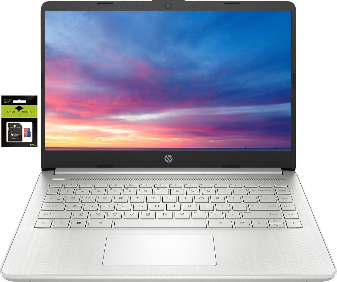 HP 14-Inch Stream Laptop computer – Extremely-Light-weight for College students and Professionals, That includes Quad-Core Intel Celeron Processor, 8GB RAM, 256GB Storage (128GB eMMC + 128GB SD Card), 1…