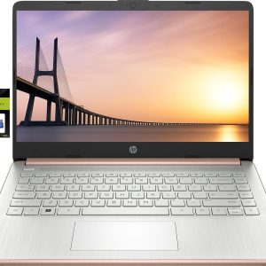 HP 14” Stream Ultralight Laptop computer for College students and Enterprise, Quad-Core Intel Celeron Processor, 8GB RAM, 256GB Storage (128GB eMMC + 128GB Ghost Manta SD Card), Consists of 1 12 months of…