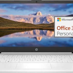 HP 14” Extremely-Gentle Laptop computer for College students and Professionals, Intel Quad-Core Processor, 8GB RAM, 192GB Storage (64GB eMMC + 128GB Ghost Manta SD Card), Consists of 1 Yr of Workplace…