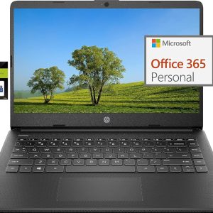 HP 14″ Ultralight Laptop computer for College students and Enterprise, 16GB RAM, 192GB Storage (128GB eMMC + 64GB Ghost Manta SD), Consists of 1 Yr of Workplace 365, Webcam, HDMI, WiFi, USB-C, Home windows…