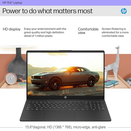 HP 15.6" Transportable Laptop computer with 1 12 months Microsoft 365 Subscription, HD Show, Intel Quad-Core N200 Processor, 8GB RAM, 128GB Storage, Wi-Fi 6, Webcam, HDMI, Numeric Keypad,...