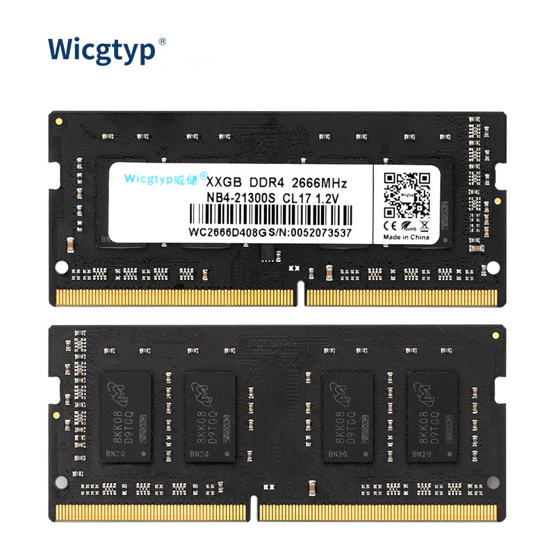 Wicgtyp Wholesale DDR4 8GB Laptop computer RAM Reminiscence 1RX8 PC4 19200S 2400MHz Pc Elements